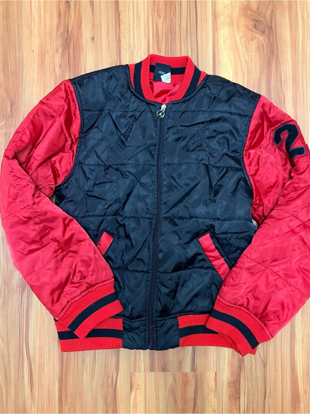 Jordan Black & Red Bomber Jacket